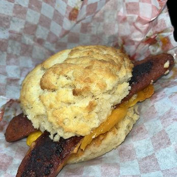 Biscuit Bitch - Hot Link Bitchwich - Breakfast & Brunch Near Me - Seattle, Washington Biscuit Bitch - Hot Link Bitchwich - Breakfast & Brunch Near Me - Seattle, Washington