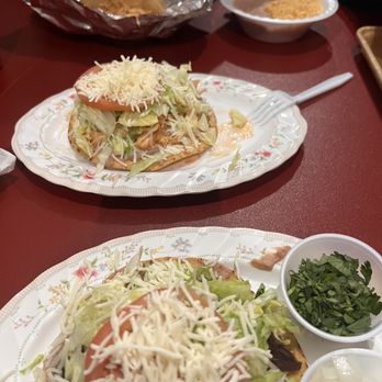 El Taquito Taco Shop - Tostadas and tacos in the back: - Mexican Near Me - Saint Paul, Minnesota