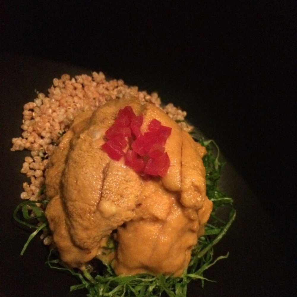 Jungsik - sea urchin over quinoa & rice - Korean Near Me - New York, New York Jungsik - sea urchin over quinoa & rice - Korean Near Me - New York, New York