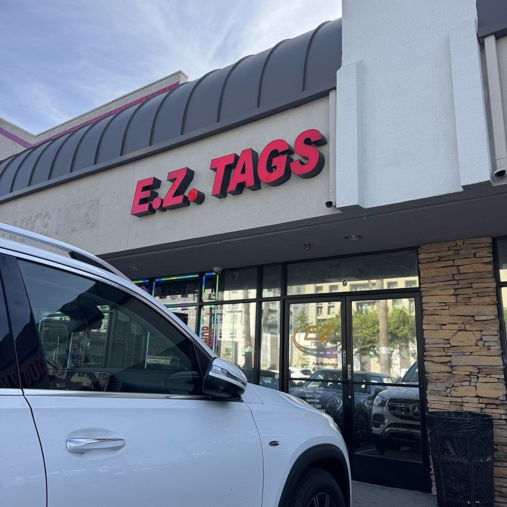 EZ Tags - Outside - Registration Services Near Me - Santa Ana, California