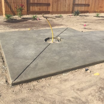 Evergreen Landscape & Sprinkler - Concrete is in. Getting started. - Tree Services Near Me - Tulare, California