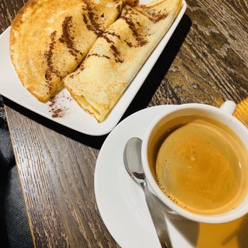Le Village Ronsard - Banana Choco Crepe & Americano - Brasseries Near Me - Paris, 75 Le Village Ronsard - Banana Choco Crepe & Americano - Brasseries Near Me - Paris, 75