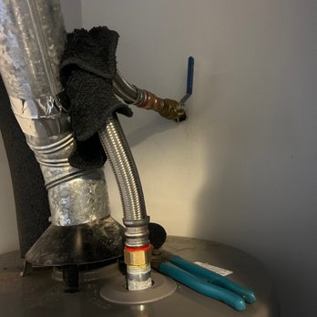 Premier Plumbing - A rag was their way of fixing the 2 "hot pipes" that are touching eachother. - Plumbing Near Me Premier Plumbing - A rag was their way of fixing the 2 "hot pipes" that are touching eachother. - Plumbing Near Me