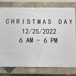 All-Star Laundromat - merry Christmas & U. 
6AM-6PM. thank u.