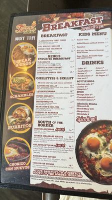Menu photo 7 Tacos Tijuana Cantina Reno, NV