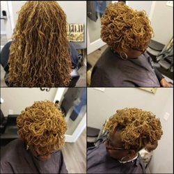 Sisterlocks updo and style