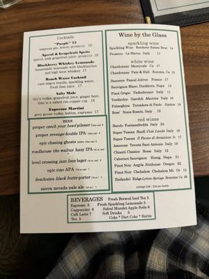 Menu photo 5 Cafe Terigo Park City, UT
