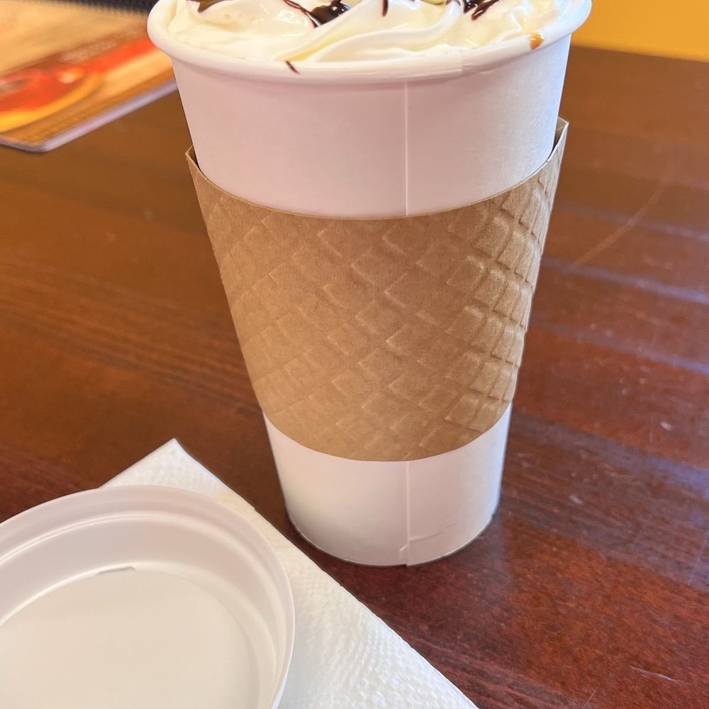 Cafe & Sabor - Mocha latte... creamy and deep mocha flavor. Not too sweet either. Best mocha I've had in this area!! - Colombian Near Me - Richmond, Virginia