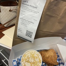 Ordered "The works fried chicken meal" only half my order came. Ordered "The works fried chicken meal" only half my order came.