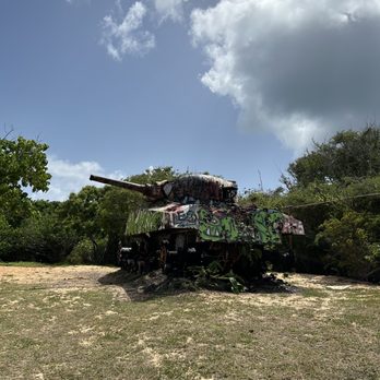 Flamenco Beach - Old abandoned tank - Beaches Near Me