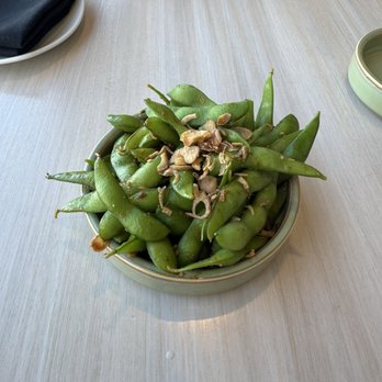 Miku - Steamed Edamame (Spicy) - Japanese Near Me - Vancouver, British Columbia Miku - Steamed Edamame (Spicy) - Japanese Near Me - Vancouver, British Columbia