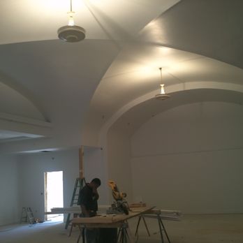 Lanny Huck Drywall - Old World Texture finished and ready for paint - Drywall Installation & Repair Near Me