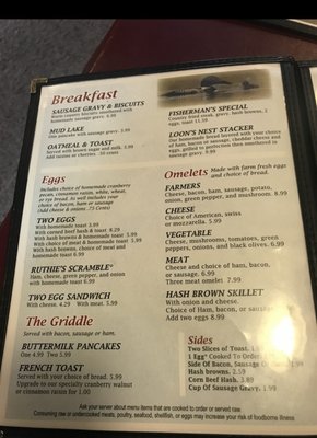 Menu photo 1 The Loon's Nest Fife Lake, MI Menu photo 1 The Loon's Nest Fife Lake, MI