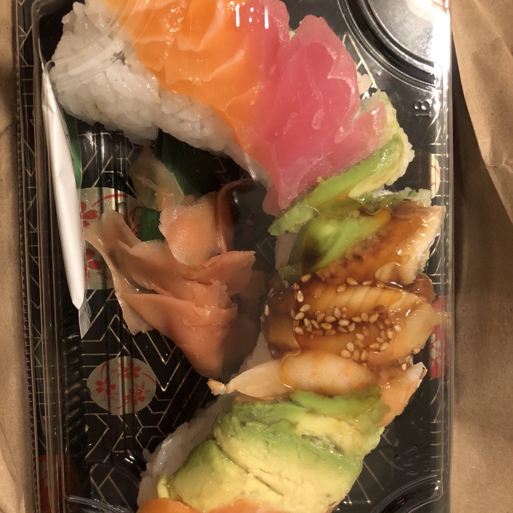 Fleurichi Express Sushi - Rainbow Roll (10 Pieces) - Sushi Bars Near Me - Clovis, California Fleurichi Express Sushi - Rainbow Roll (10 Pieces) - Sushi Bars Near Me - Clovis, California
