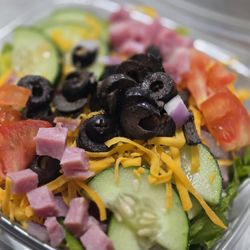 Fresh made salads.