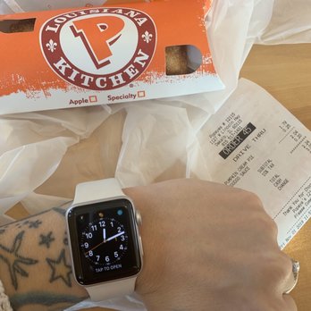 Popeyes Louisiana Kitchen - Ordered my "7 min pie" at 11:51 the receipt says. I sat down to eat it at 12:13. - Fast Food Near Me - Dekalb, Illinois Popeyes Louisiana Kitchen - Ordered my "7 min pie" at 11:51 the receipt says. I sat down to eat it at 12:13. - Fast Food Near Me - Dekalb, Illinois
