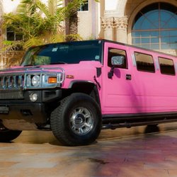 Lux Limo - Pink hummer limos