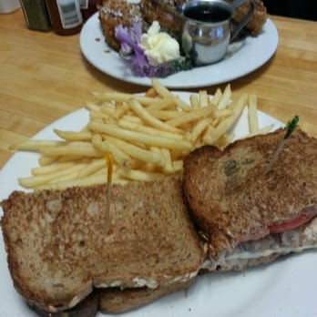 Marston's - Tina salad samdwich and their famous cornflakes french toast. - Breakfast & Brunch Near Me - Pasadena, California Marston's - Tina salad samdwich and their famous cornflakes french toast. - Breakfast & Brunch Near Me - Pasadena, California