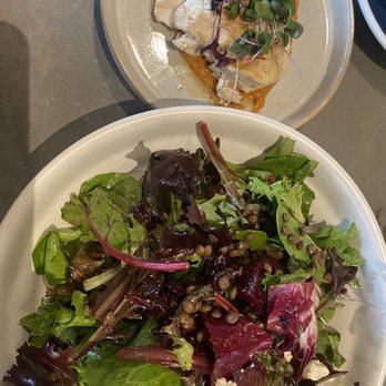 Five5eeds - Winter salad and chicken added to it, chicken came on side instead. Would not get again. - Coffee & Tea Near Me - Park City, Utah Five5eeds - Winter salad and chicken added to it, chicken came on side instead. Would not get again. - Coffee & Tea Near Me - Park City, Utah