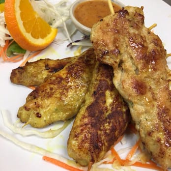 Thai Cuisine - Chicken Satay - Thai Near Me - Evans Mills, New York Thai Cuisine - Chicken Satay - Thai Near Me - Evans Mills, New York