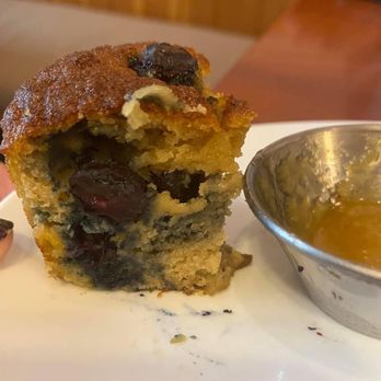 Picnik - Burnet Road - The blueberry muffin had a lot of blueberries!  Yum!!! - New American Near Me - Austin, Texas