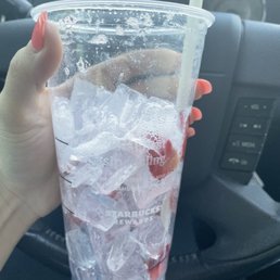 "Venti" Pink Drink - Unacceptable amount of ice "Venti" Pink Drink - Unacceptable amount of ice