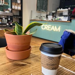 Bar and latte