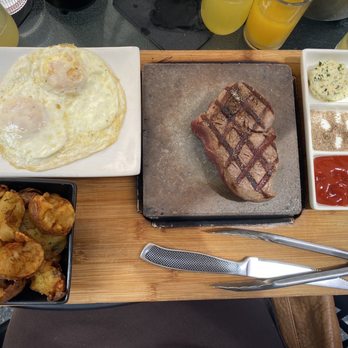 insideOUT - Filet and eggs - Lounges Near Me - San Diego, California