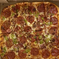 John Brooks Supermart - Thin crust green chile pepperoni