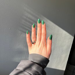 Dip nail with extension Dip nail with extension
