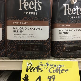 Just Bargains - Peet's coffee grounds $4.99 ! Roasted on 09/3/17 and just a little past the fresh by date of 12/12/17 - Grocery Near Me - Rancho Cucamonga, California
