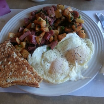 The Chalkboard Kitchen - Corn beef hash. - Breakfast & Brunch Near Me - South Haven, Michigan The Chalkboard Kitchen - Corn beef hash. - Breakfast & Brunch Near Me - South Haven, Michigan