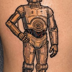 Wookie Style Tattoo - C-3PO