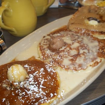 Snooze, an A.M. Eatery - Sweet Potato, Pineapple Upside Down, and the Graceland Pancakes - Breakfast & Brunch Near Me - Centennial, Colorado