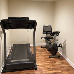 Standard Health - treadmill and stationary bike