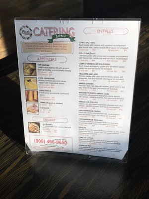 Menu photo 4 Micas Rancho Cucamonga, CA