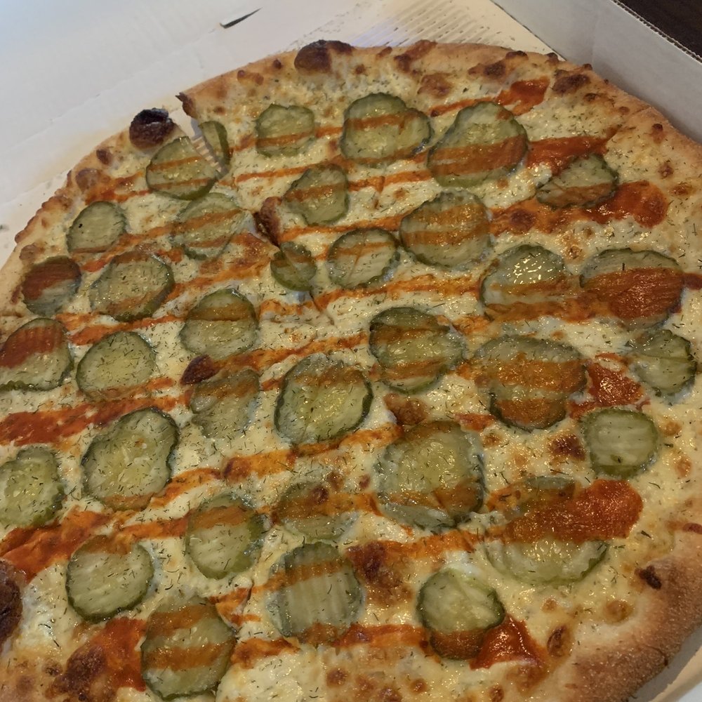 The Post - Pickle Pizza! Dill ranch base, mozzarella, spicy pickles, Hot drizz - Pizza Near Me - Louisville, Kentucky The Post - Pickle Pizza! Dill ranch base, mozzarella, spicy pickles, Hot drizz - Pizza Near Me - Louisville, Kentucky