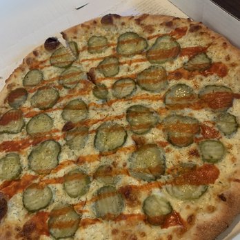 The Post - Pickle Pizza! Dill ranch base, mozzarella, spicy pickles, Hot drizz - Pizza Near Me - Louisville, Kentucky The Post - Pickle Pizza! Dill ranch base, mozzarella, spicy pickles, Hot drizz - Pizza Near Me - Louisville, Kentucky