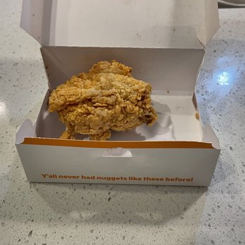 Popeyes Louisiana Kitchen - This chicken nugget is almost half the size of a normal thigh -- how cool... or not. - Fast Food Near Me - Tucson, Arizona Popeyes Louisiana Kitchen - This chicken nugget is almost half the size of a normal thigh -- how cool... or not. - Fast Food Near Me - Tucson, Arizona