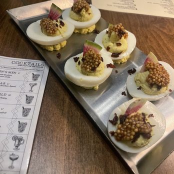 Runaway Whiskey & Wine - Deviled eggs - Whiskey Bars Near Me - Charlotte, North Carolina Runaway Whiskey & Wine - Deviled eggs - Whiskey Bars Near Me - Charlotte, North Carolina