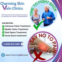 Charming Skin Vein Clinics - Charming Skin Vein Clinics treats Varicose Veins treatment, Spider Veins, Dark Spots, Acne Scars Treatment. Find Sclerotherapy Near me