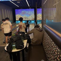 Bowling lanes are really nice. Bowling lanes are really nice.