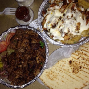 Shawarmania - We ordered take out. Great portions! Lamb and beef platter came with SO many sauces and the shawarma fries is my favorite ! - Halal Near Me - Astoria, New York Shawarmania - We ordered take out. Great portions! Lamb and beef platter came with SO many sauces and the shawarma fries is my favorite ! - Halal Near Me - Astoria, New York