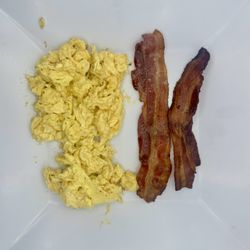 Good Vibes Scratch Kitchen - Scrambled eggs with bacon