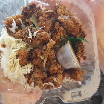 The Fish Express - Fried tako snack for $3. Pretty good! - Hawaiian Near Me - Lihue, Hawaii The Fish Express - Fried tako snack for $3. Pretty good! - Hawaiian Near Me - Lihue, Hawaii