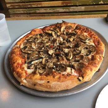 Saggios - Mushroom and Italian beef pizza - Italian Near Me - Albuquerque, New Mexico