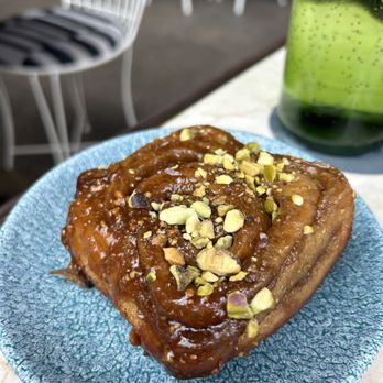K'Far - Pistachio Sticky Bun - Breakfast & Brunch Near Me - Brooklyn, New York K'Far - Pistachio Sticky Bun - Breakfast & Brunch Near Me - Brooklyn, New York