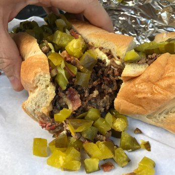 Carl's Steak Subs - Steak & Cheese with bacon and extra pickles - Sandwiches Near Me - Waltham, Massachusetts