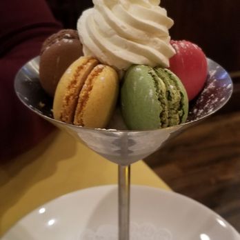 Brasserie D - the best macaroon dessert ever you need to order this - French Near Me - Nyack, New York