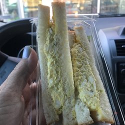 Kum & Go - Road food. I like to live on the edge! :) Egg salad sandwich.